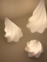 Last inn bildet i Galleri-visningsprogrammet, Vintertre tre stk ovenfra hvit stor medium liten