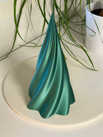 Last inn bildet i Galleri-visningsprogrammet, Juletre ovenfra Grønn 3D printet PLA

