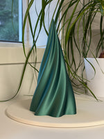 Last inn bildet i Galleri-visningsprogrammet, Juletre stor fra siden Grønn 3D printet PLA
