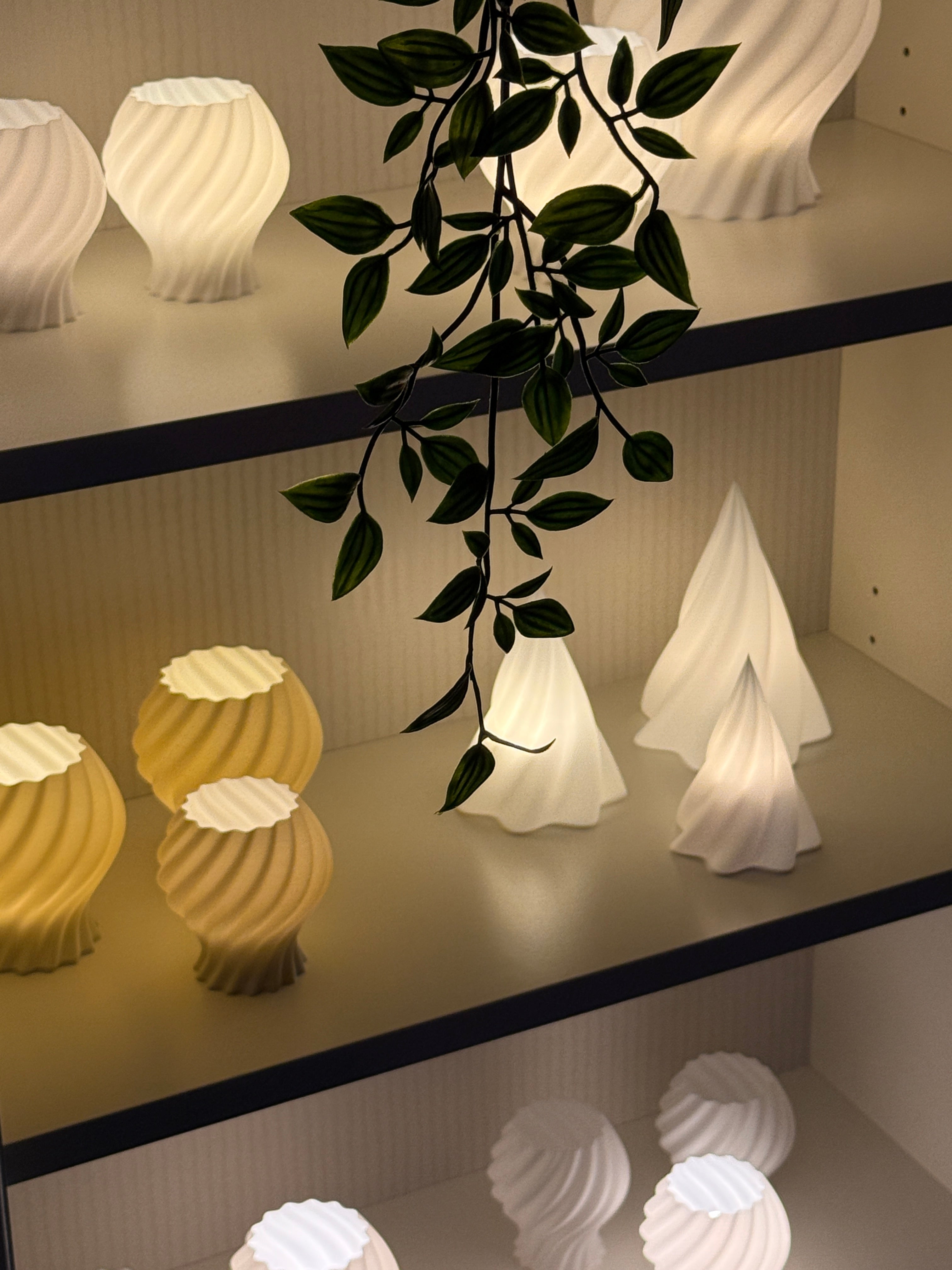 PureDesigns Swirl telysholder vintertre samling