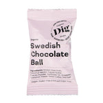 Last inn bildet i Galleri-visningsprogrammet, Svensk sjokoladeball i rosa forpakning, økologisk og glutenfri.
