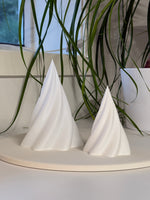 Last inn bildet i Galleri-visningsprogrammet, To Vintertre Hvit 3D printet PLA
