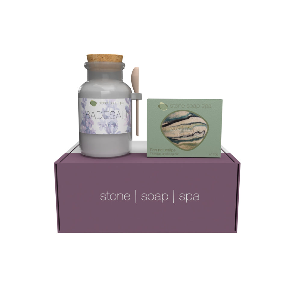 Gavesett | Badesalt & Stone Soap – Lavendel