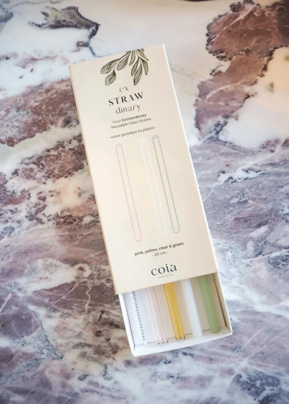 Sugerør Kit | Glass Pastellfarger